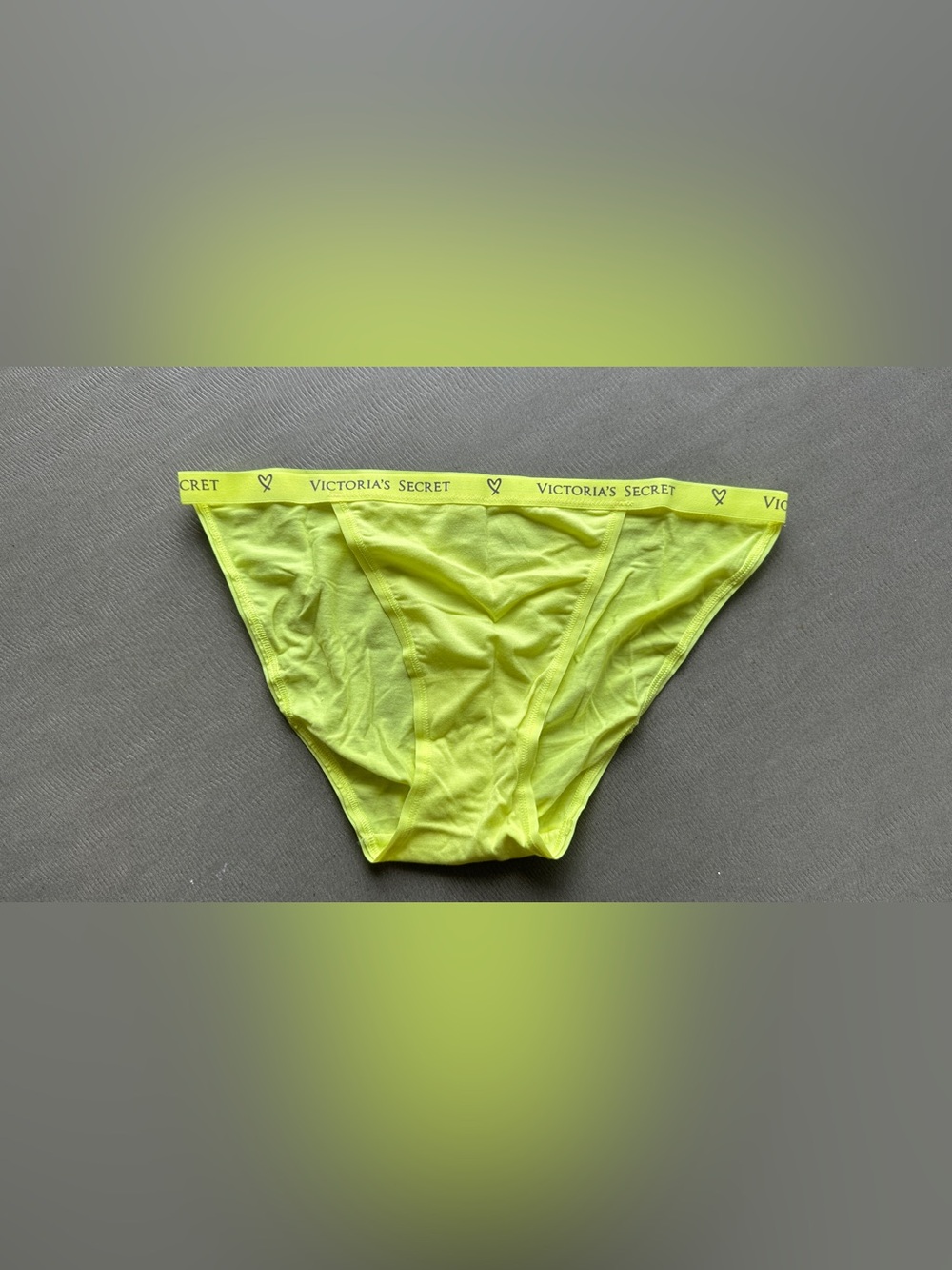 Victoria's Secret Neon Yellow Bikini Briefs M